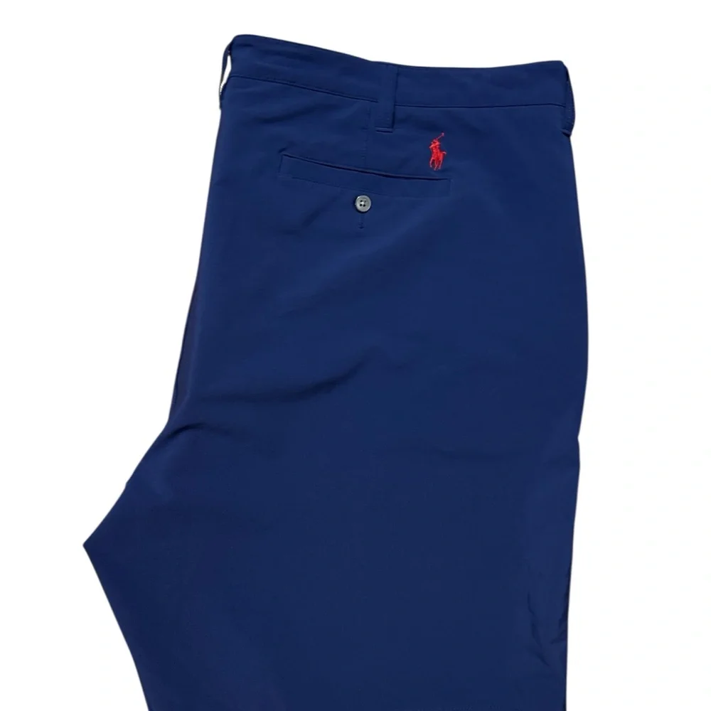 Polo Ralph Lauren Men’s Navy Blue Stretch Shorts Size‎ 44B Casual Comfy Classic